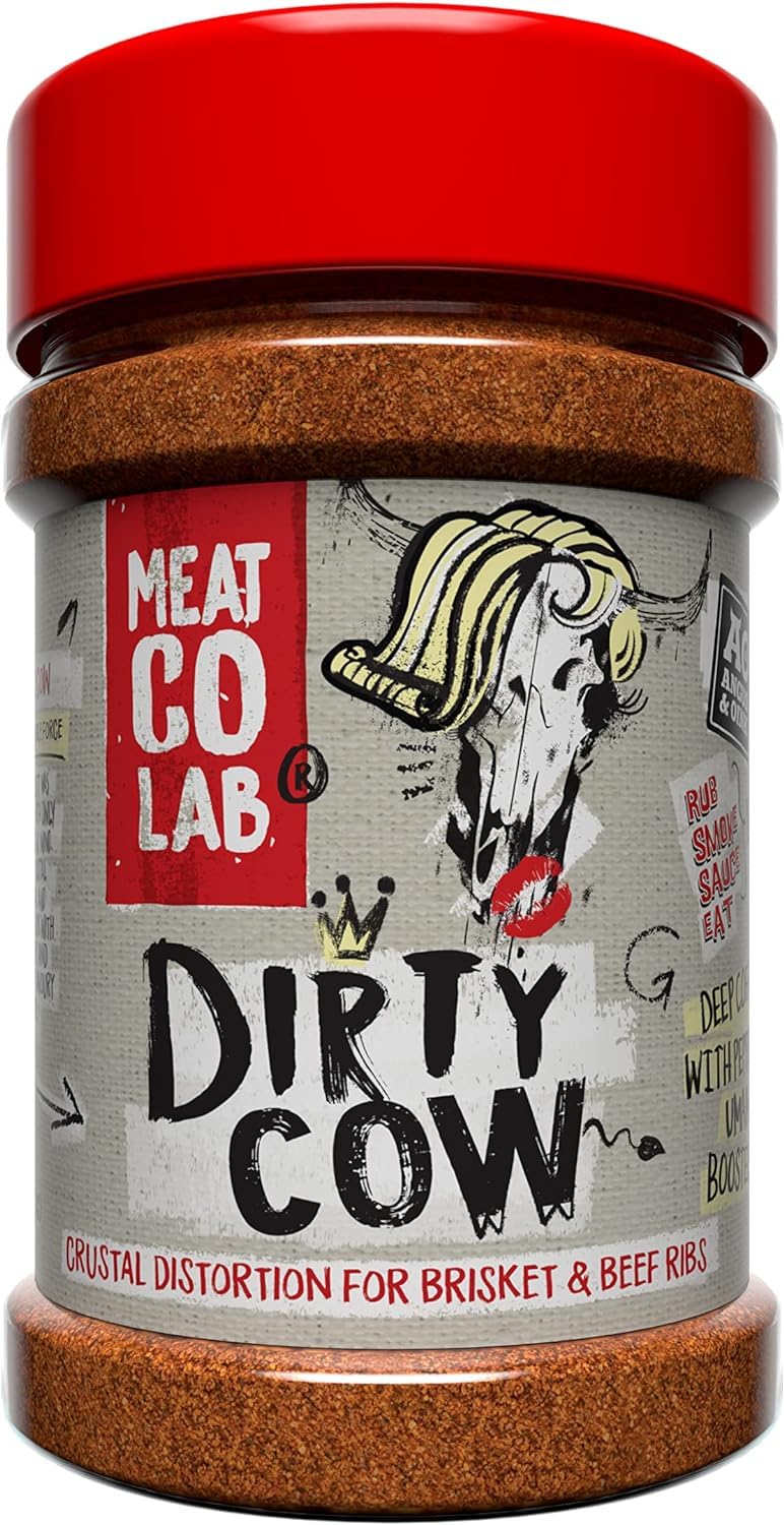 Angus & Oink Gift Set | Best of BBQ Gift Box | BBQ Rubs | 1 x Sweet Bones & Butts 220G | 1 x Dirty Cow Seasoning 220G | 1 x Pigasus 220G | 1 x Porky White Chick 220G | BBQ Lover Gift Set