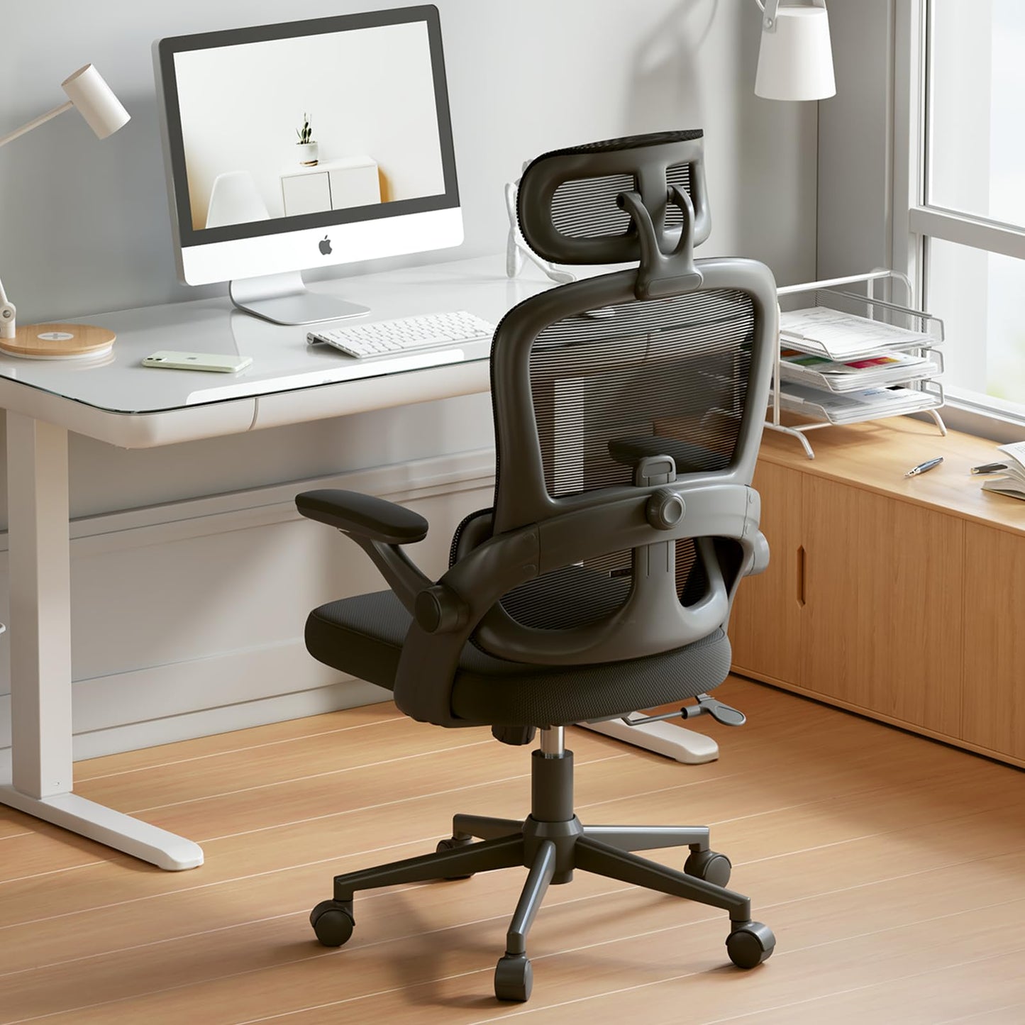 - SIHOO M102C Ergonomic Mesh Office Chair | High Back Desk Chair | 3D Armrests -