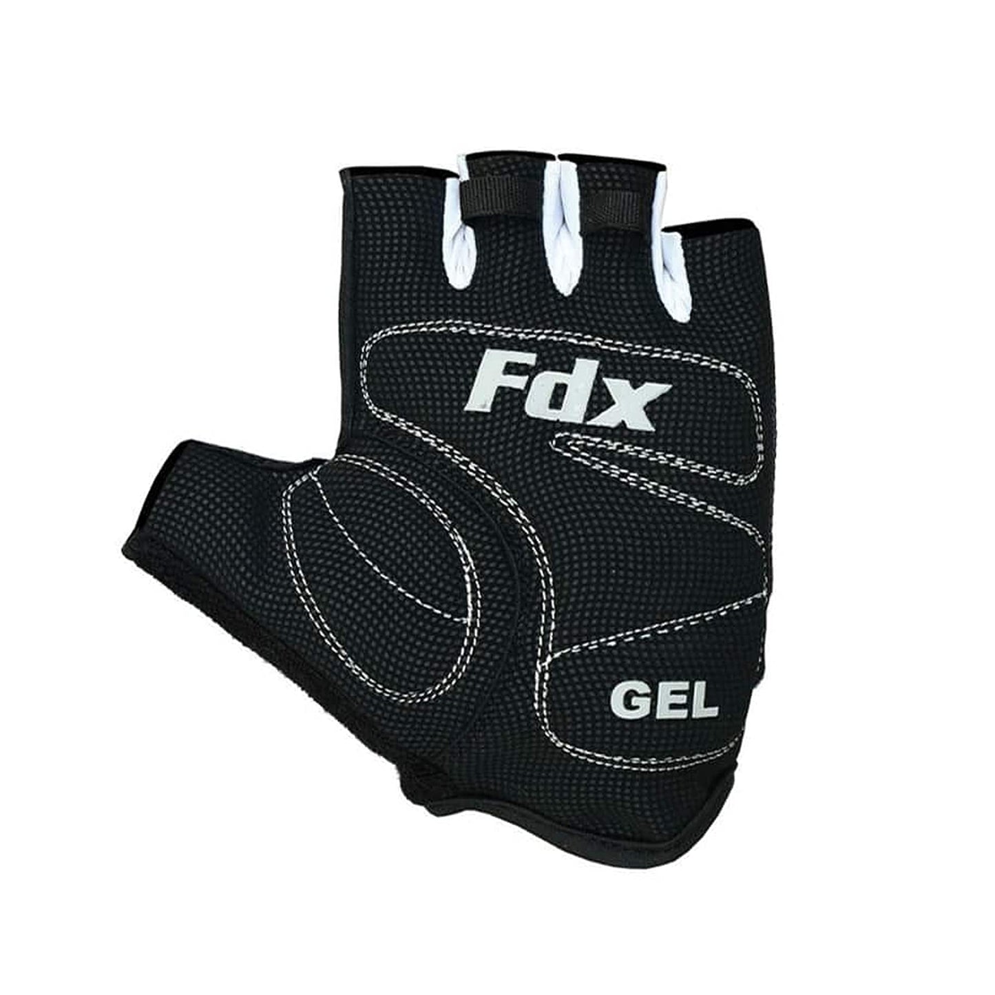 - FDX Half Finger Cycling Gloves | Breathable | Gel Padded Protection | Anti-Slip -
