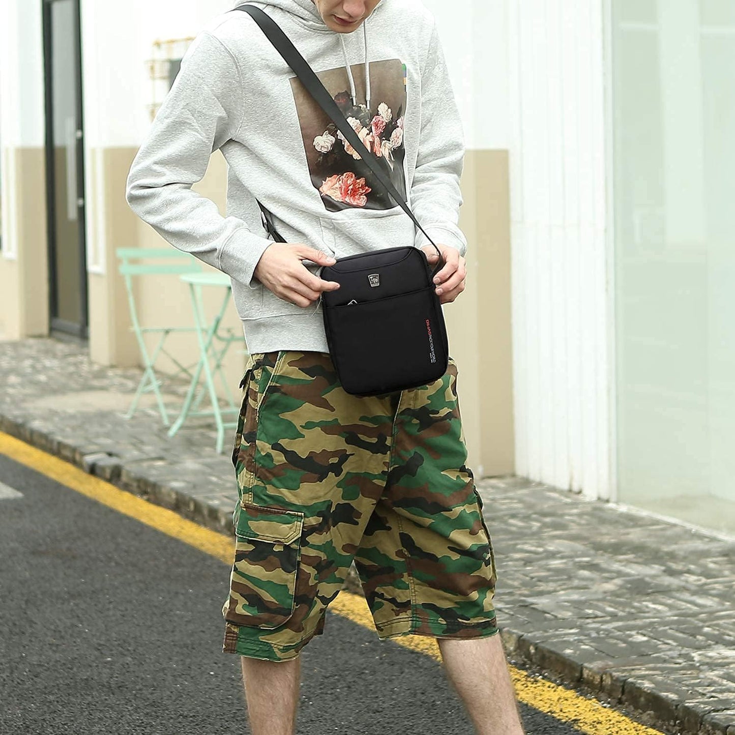 - OIWAS Man Bag | Travel Shoulder Bag | Waterproof | Cross Body -