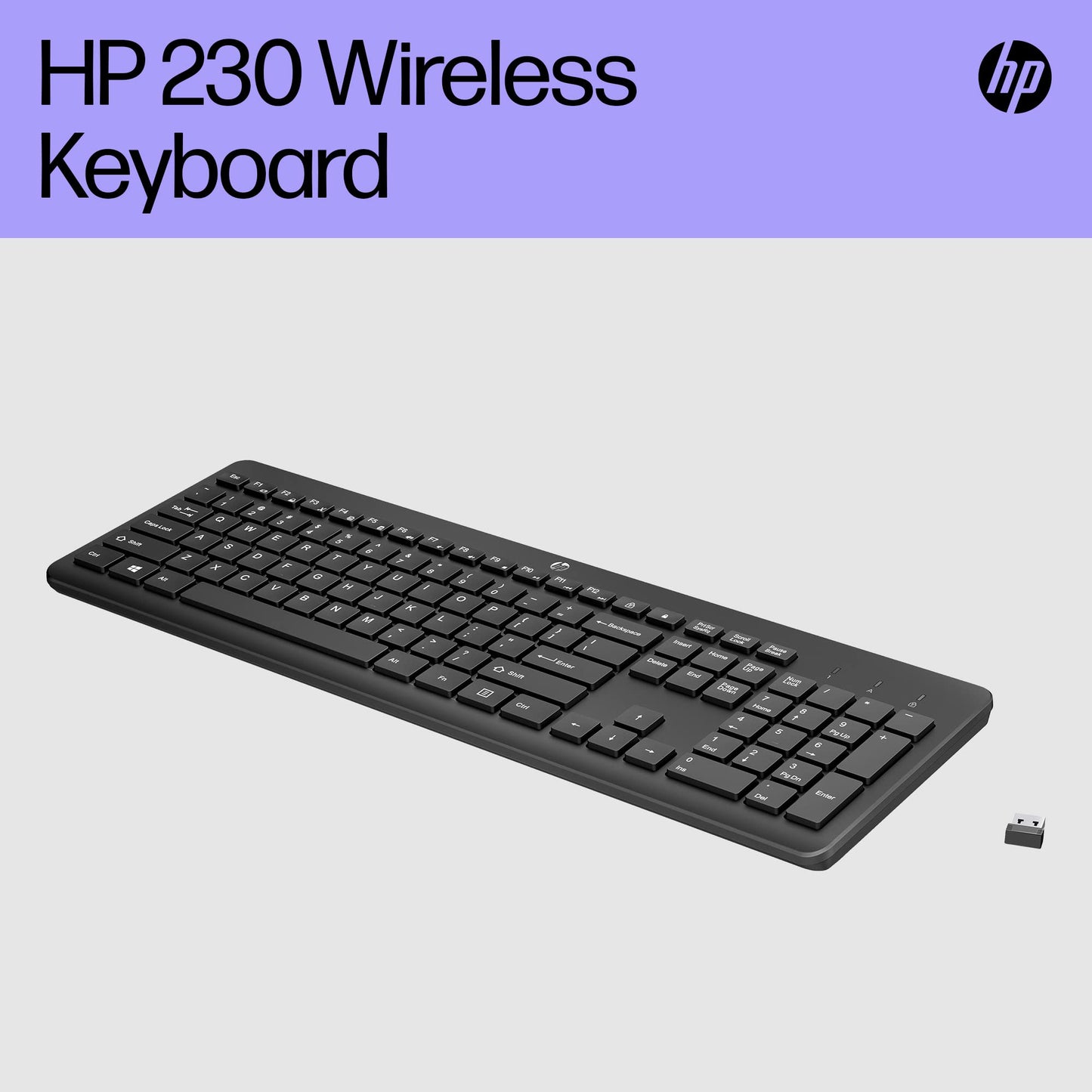 - HP 230 Wireless Keyboard -