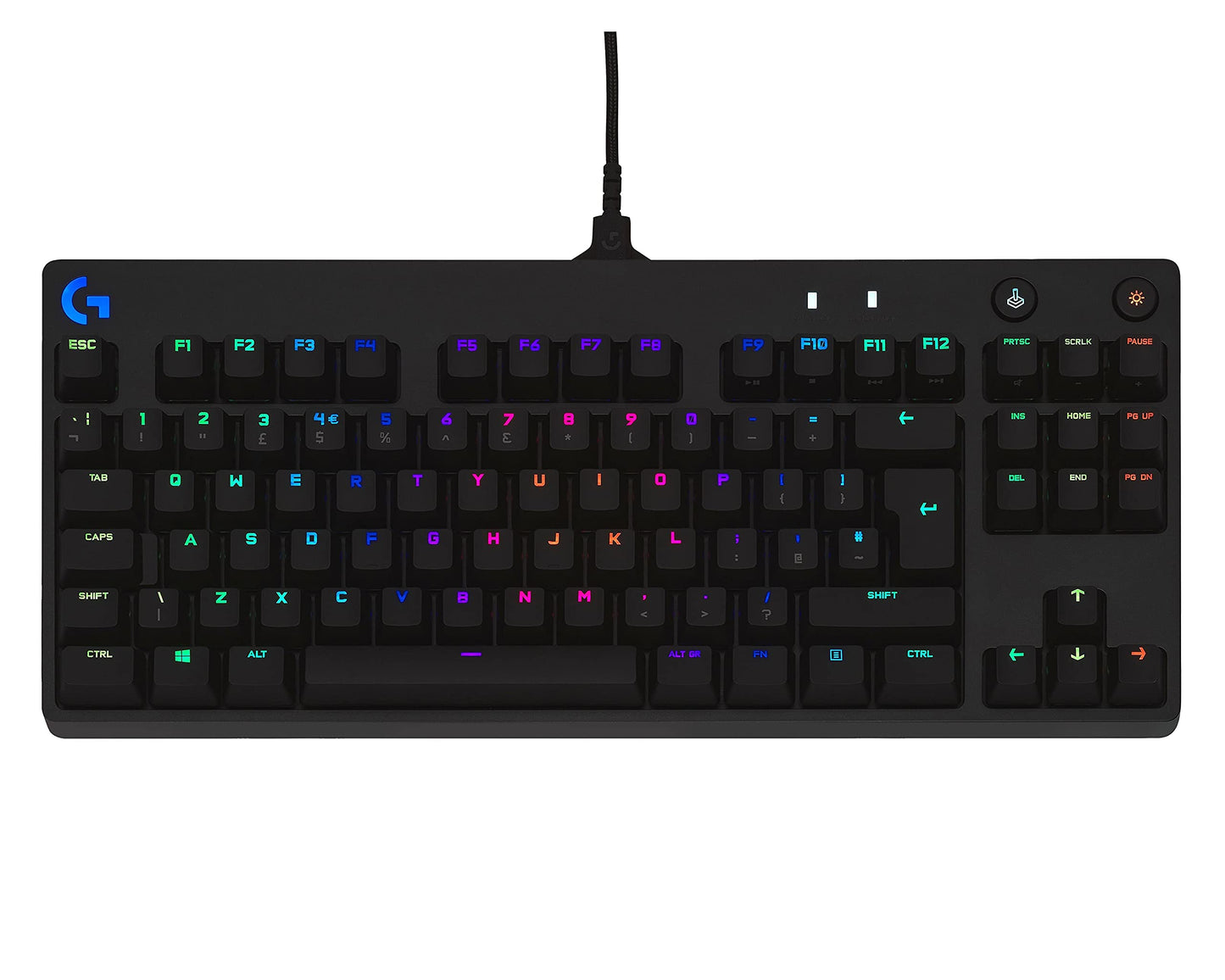- Logitech G PRO TKL Mechanical Gaming Keyboard | GX Blue Clicky Key Switches -