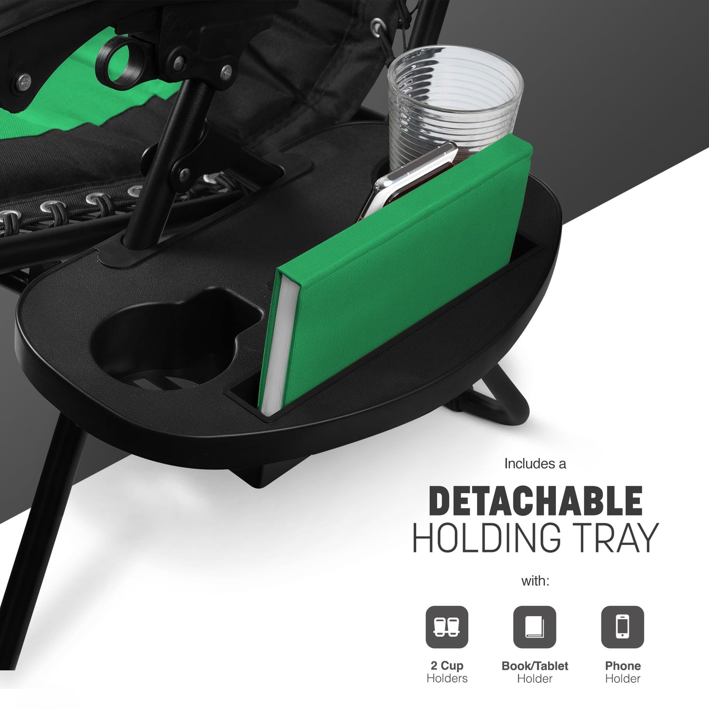 - KEPLIN Set of 2 XXL Premium Heavy Duty Textoline Zero Gravity Chairs | Luxurious Garden Recliners | Adjustable Headrest -