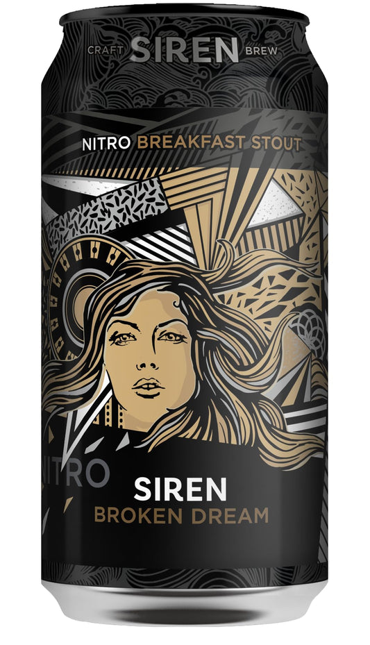 - Siren Craft Brew | Nitro Broken Dream 440ml | 6.5% Breakfast Stout -