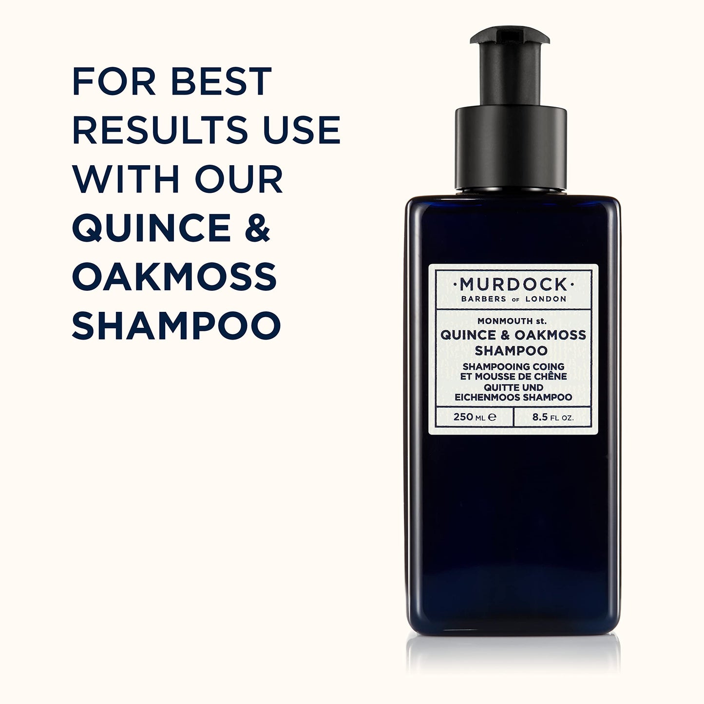 - Murdock London Quince & Oakmoss Shampoo | Gentle Sulphate-Free Formula with Aloe Vera and Oat Extract -