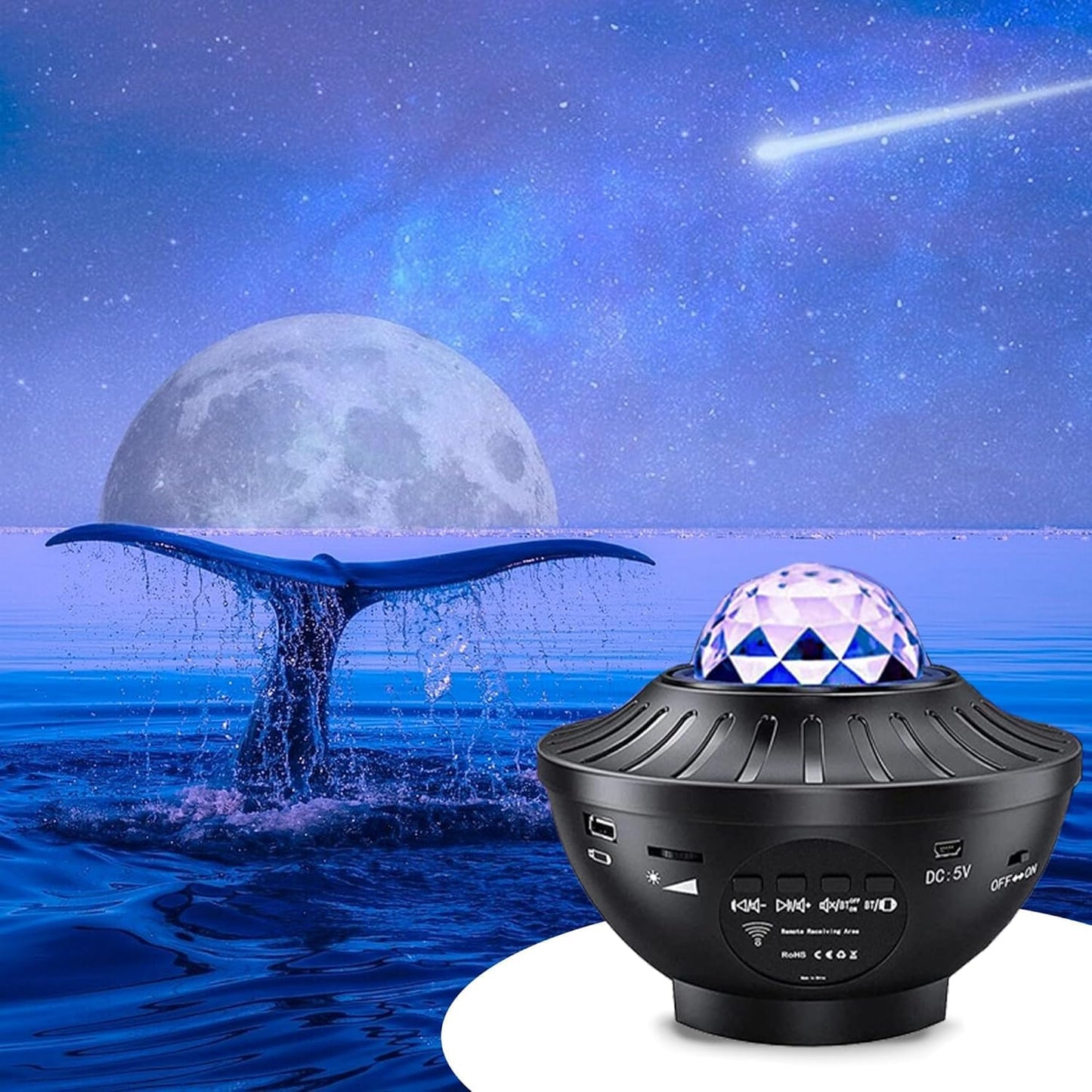 - Fanser Star Projector | Galaxy Projector | Night Light Projector | Ocean Wave | Remote Control -