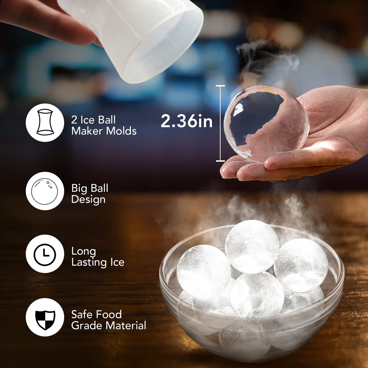 - KAQ Whiskey Glasses | 320ml Whisky Glasses | Set of 2 -