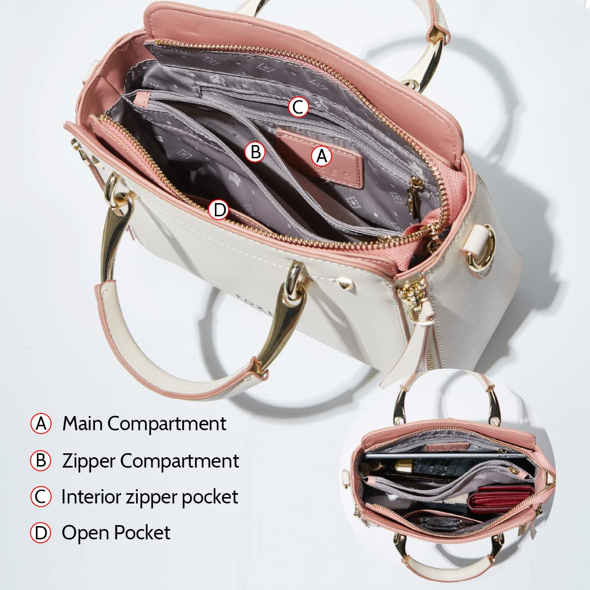 - FOXER Leather Handbags for Women -