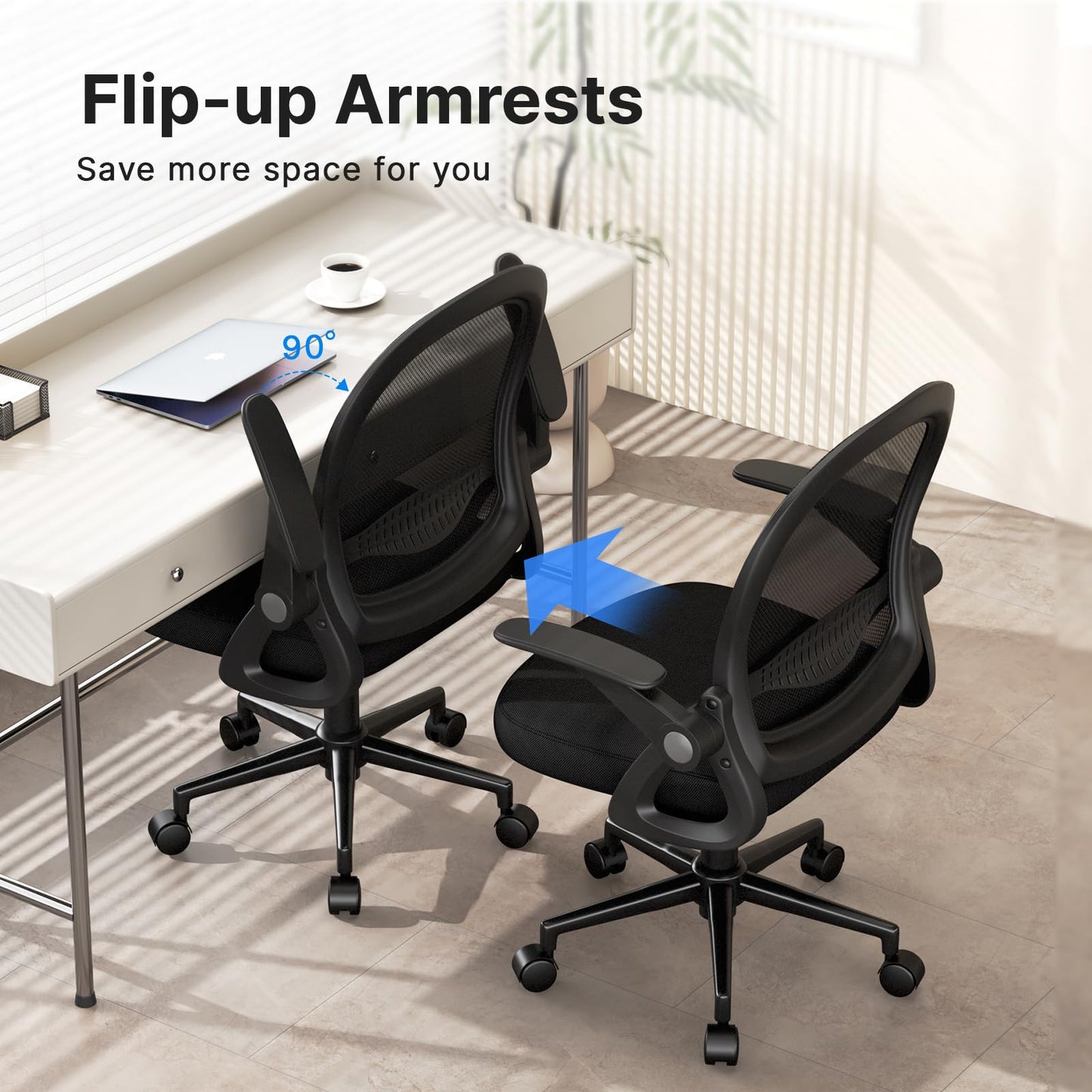 - naspaluro Home Office Chair Ergonomic Desk Chair | Swivel Computer Chair -