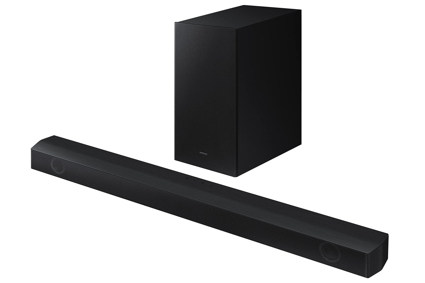 - Samsung B530 Soundbar Speaker | 2.1ch Surround Sound Audio With 5 Speakers |  Wireless Subwoofer -
