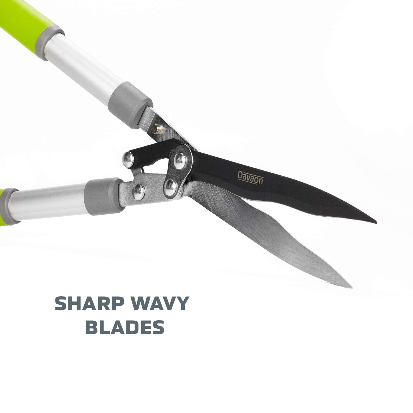 Classic Hedge Shears for Gardening - Classic Garden Shears with Handles, Anti-Slip Grip and Premium Rust-Resistant Steel, Best Gardening Tool for Hedges, Shrubs and Bushes, Davaon Pro
