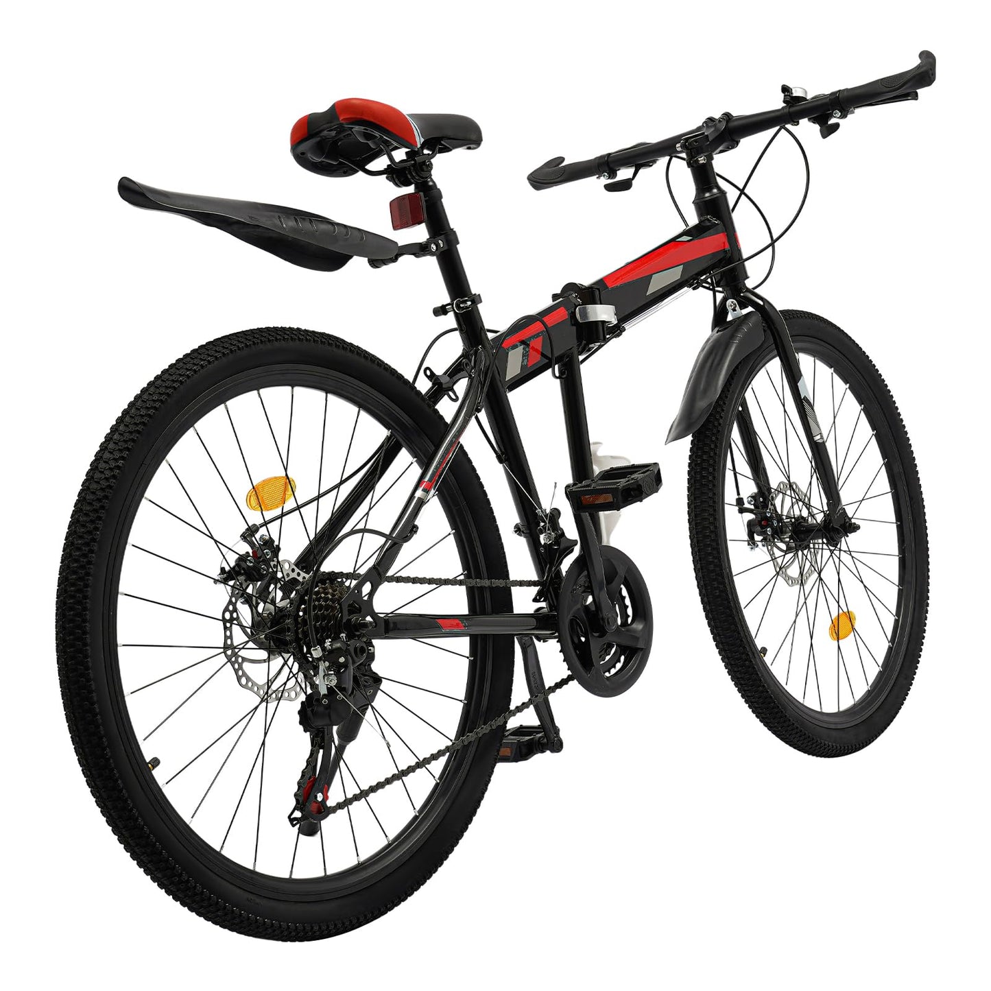 - Tagtuell 26 Inch Mountain Bike |  Foldable MTB with 21 Speeds -