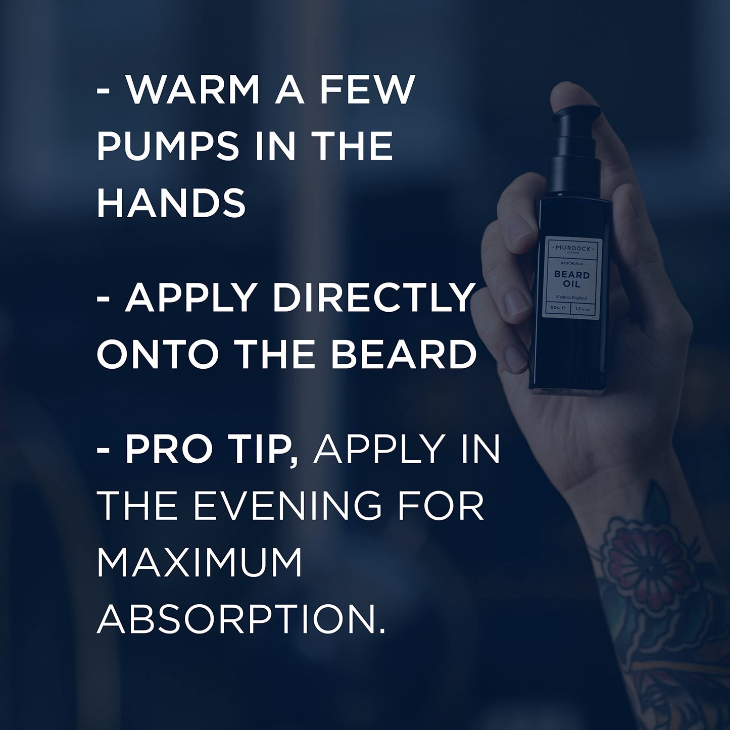 - Murdock London Natural Beard Oil for Men | Organic Scent Beard Oil for Healthy growth & Nourishment -