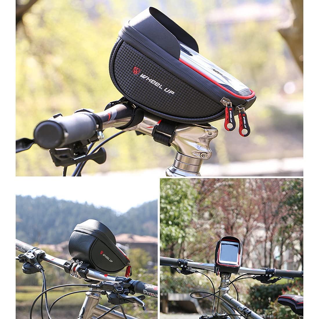 - XPhonew Bike Handlebar Bag, Bicycle Phone Mount, Waterproof.