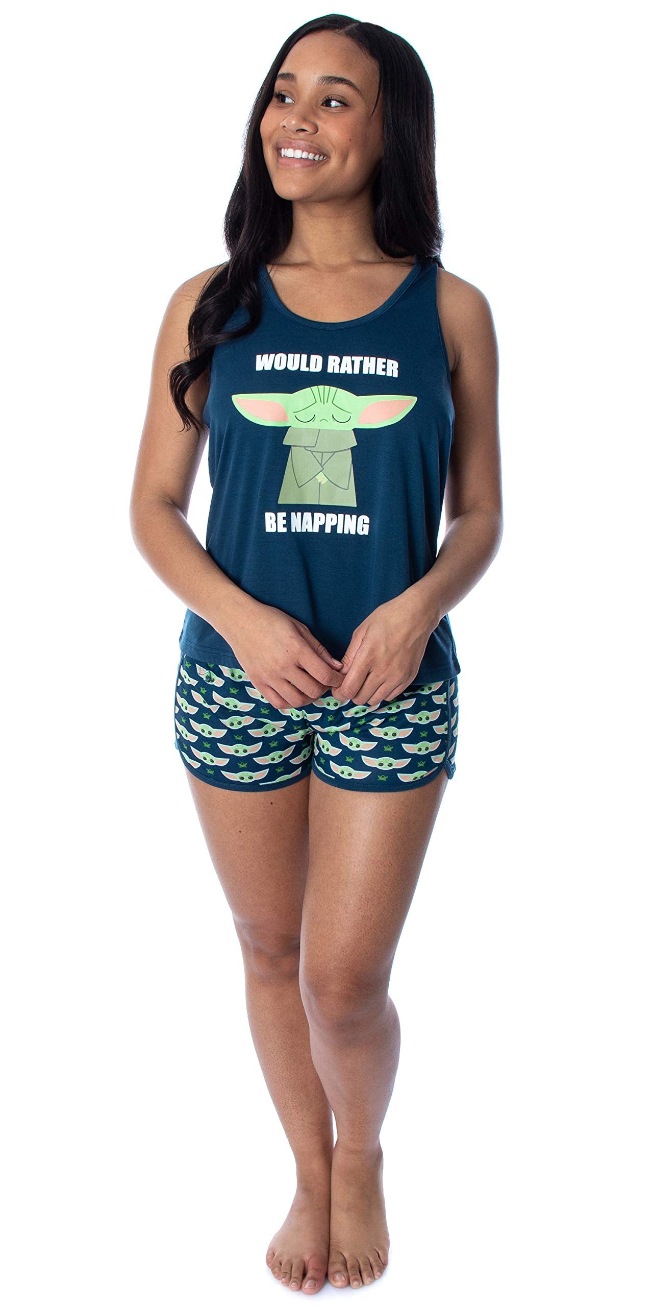 - Star Wars Women's | The Mandalorian Baby Yoda Rather Be Napping -