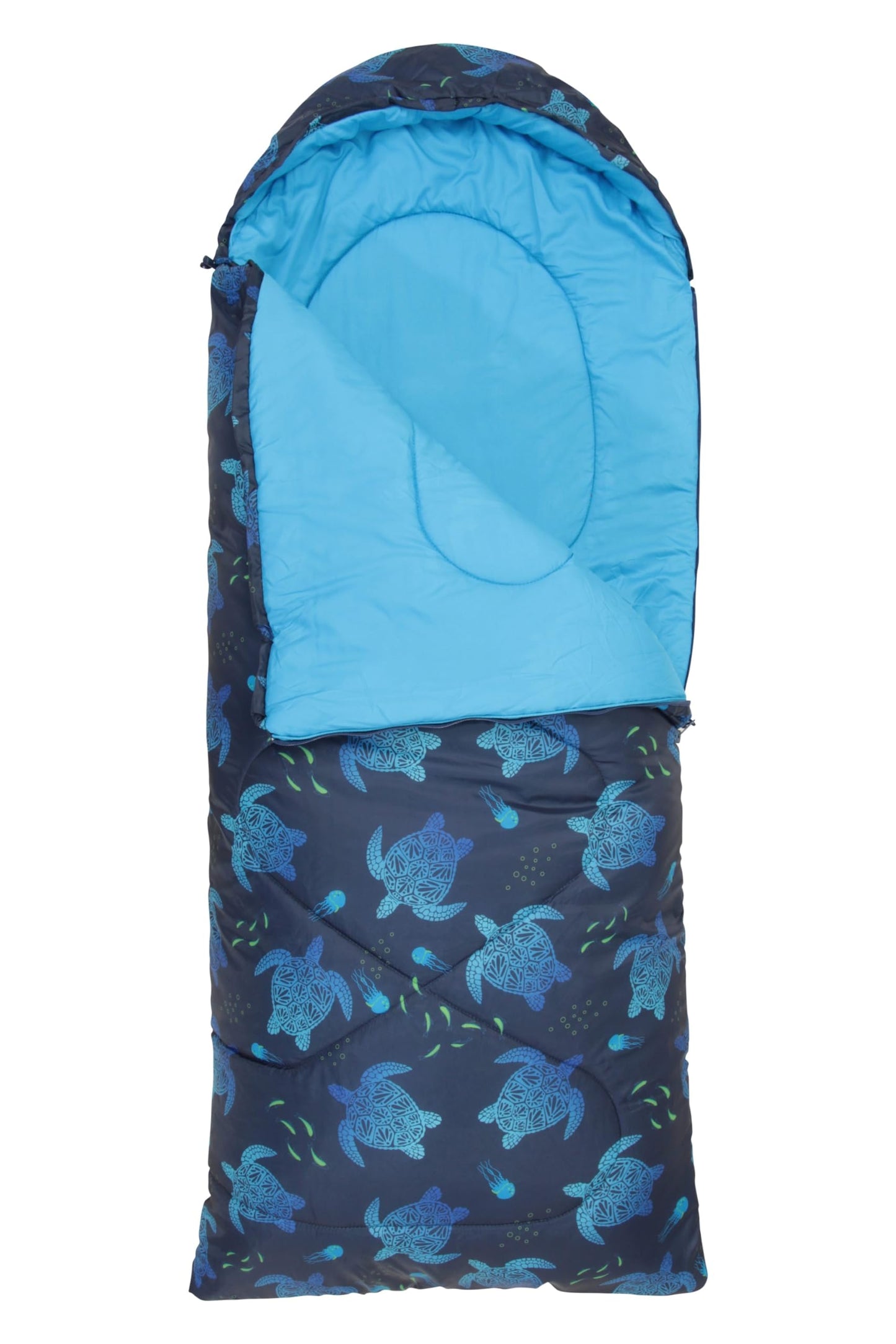 - Mountain Warehouse Apex Mini Square Patterned Sleeping Bag | 2 Season -