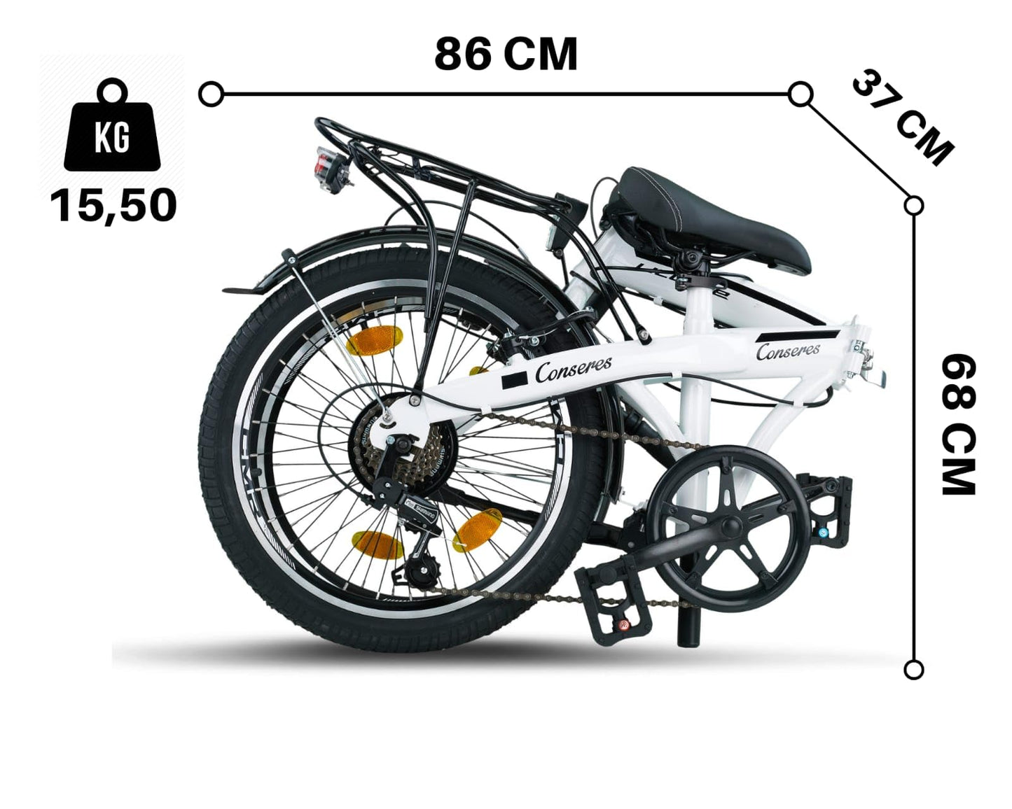 - Licorne Bike CONSERES Premium folding bike | folding bike in 20 inches -