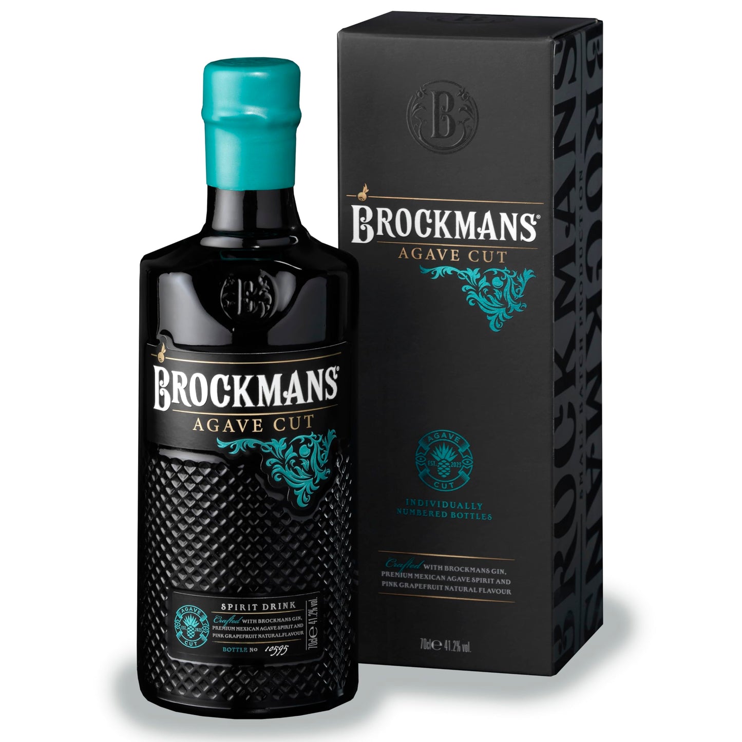 Brockmans Agave Cut crafted with Brockmans Gin, premium Mexican Agave Spirit and Pink Grapefruit, a small batch production 70cl, with gift box 41.2% abv