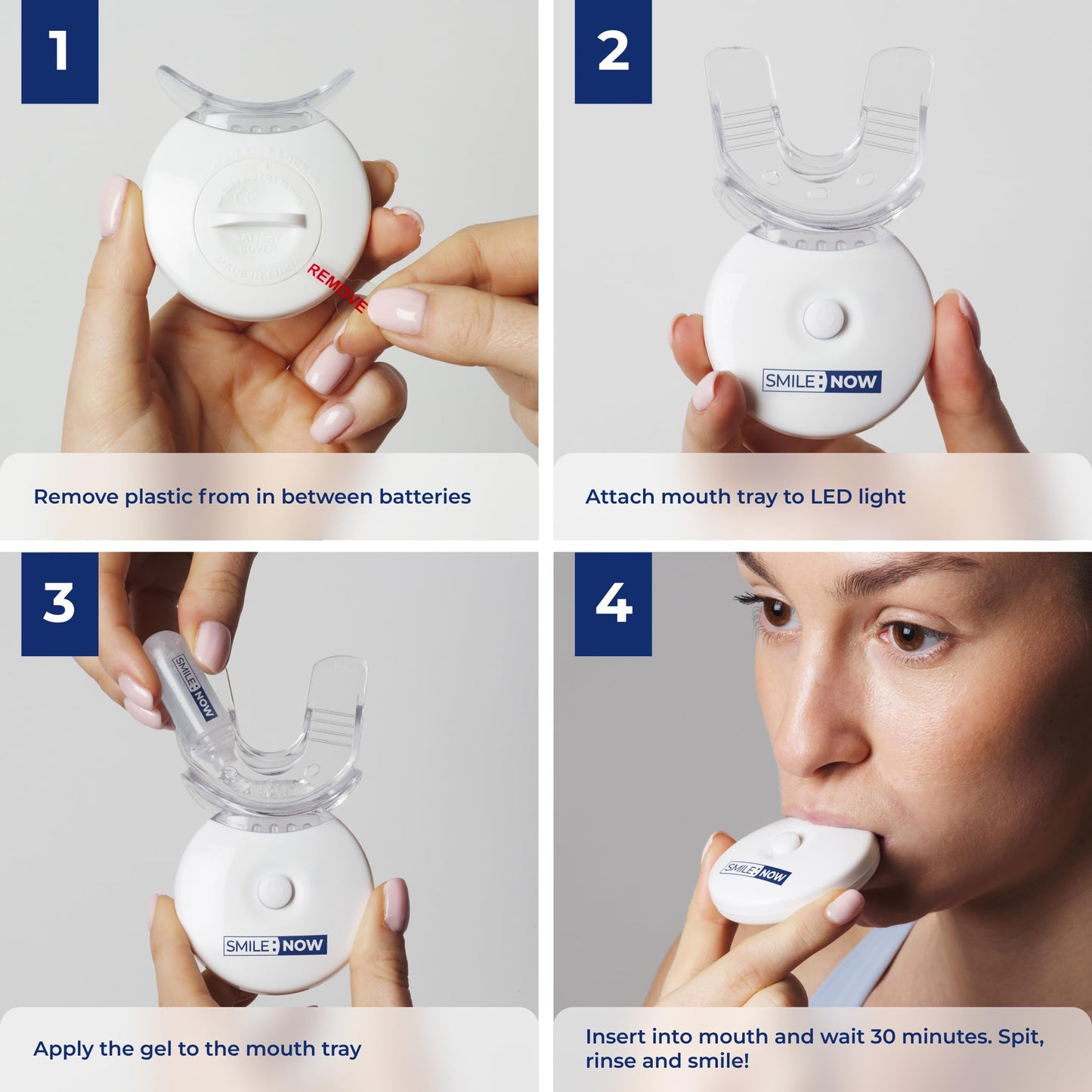 - Teeth Whitening Kit  | 8 Teeth Whitening Gel Pods 33.6ml | hi vis Smile Teeth Whitening Gel -