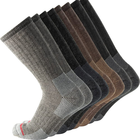- KAVANYISO Merino Wool Socks For Men | Hiking Thermal Winter Crew Socks -