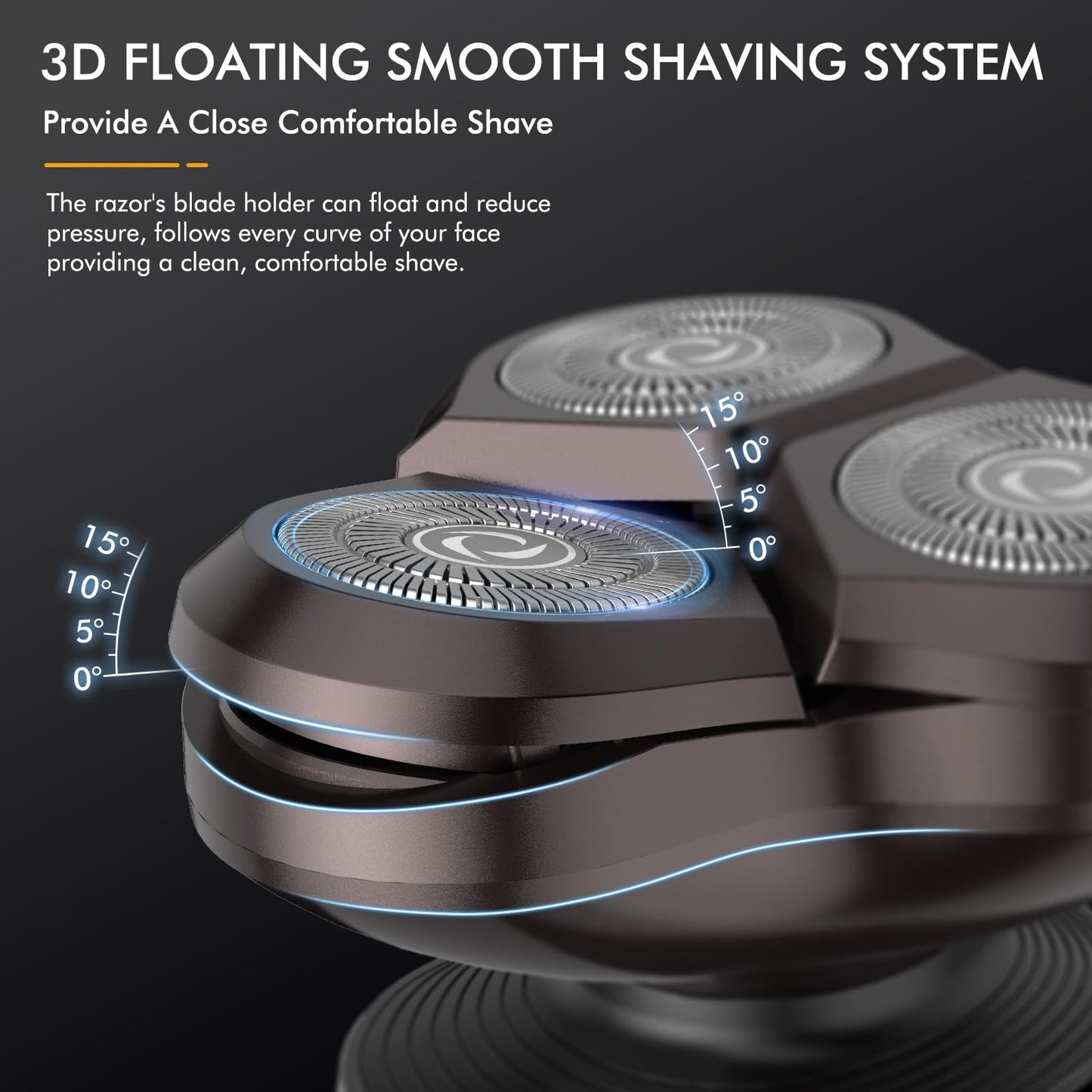 - Electric Shaver for Men | Cordless Rechargeable Rotary Shaver -