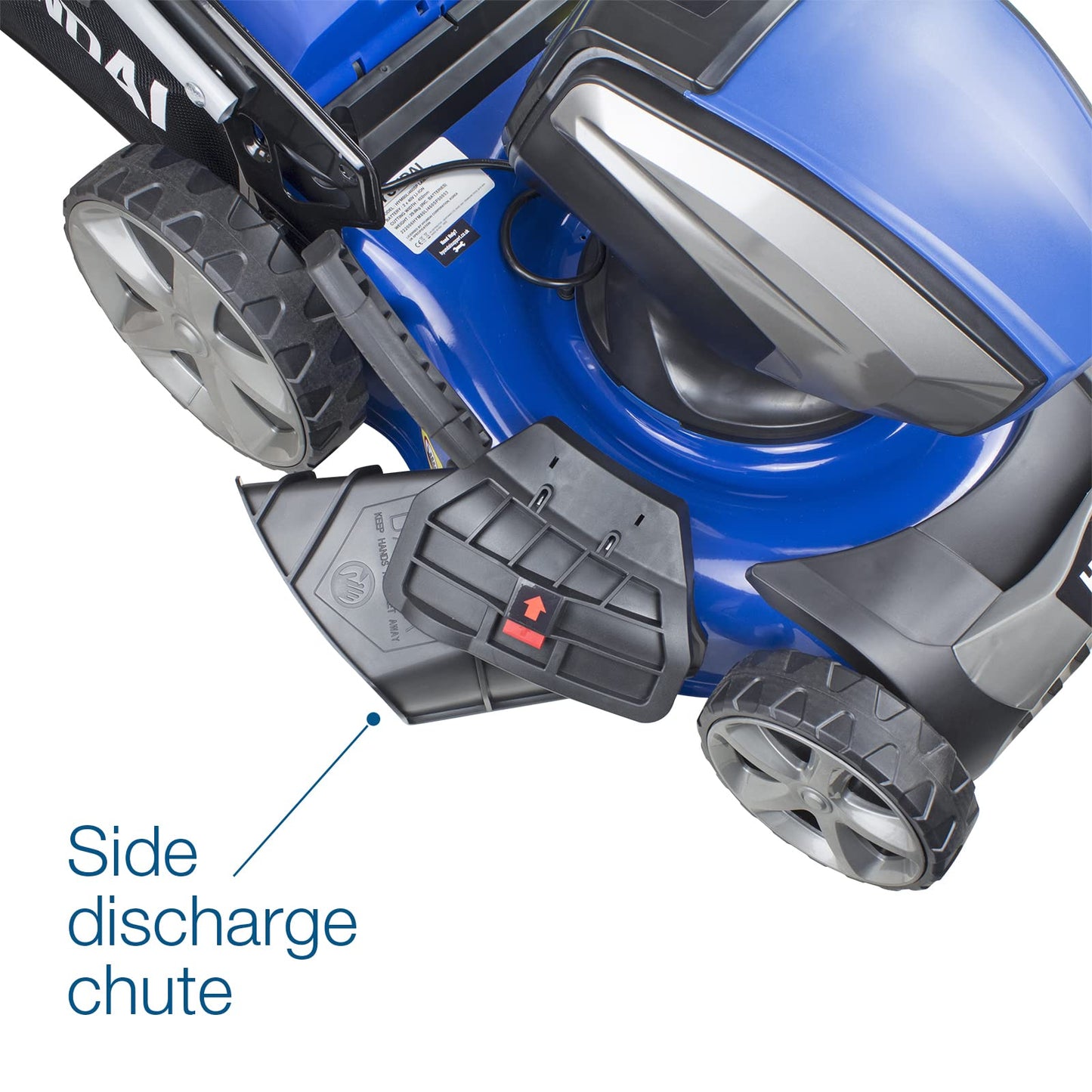 - Hyundai 18"/45cm Cordless 80v | Lithium-Ion Battery | Self Propelled Lawnmower with Battery and Charger | 6 Cutting Heights | 65l Grass Collector | Foldable Handles -