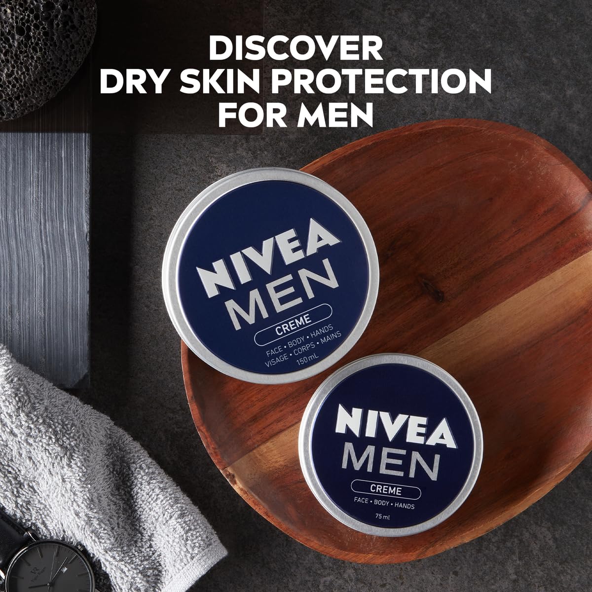- NIVEA Men Creme | (75ml) | Intensive Everyday Moisturising Cream for Whole Body -