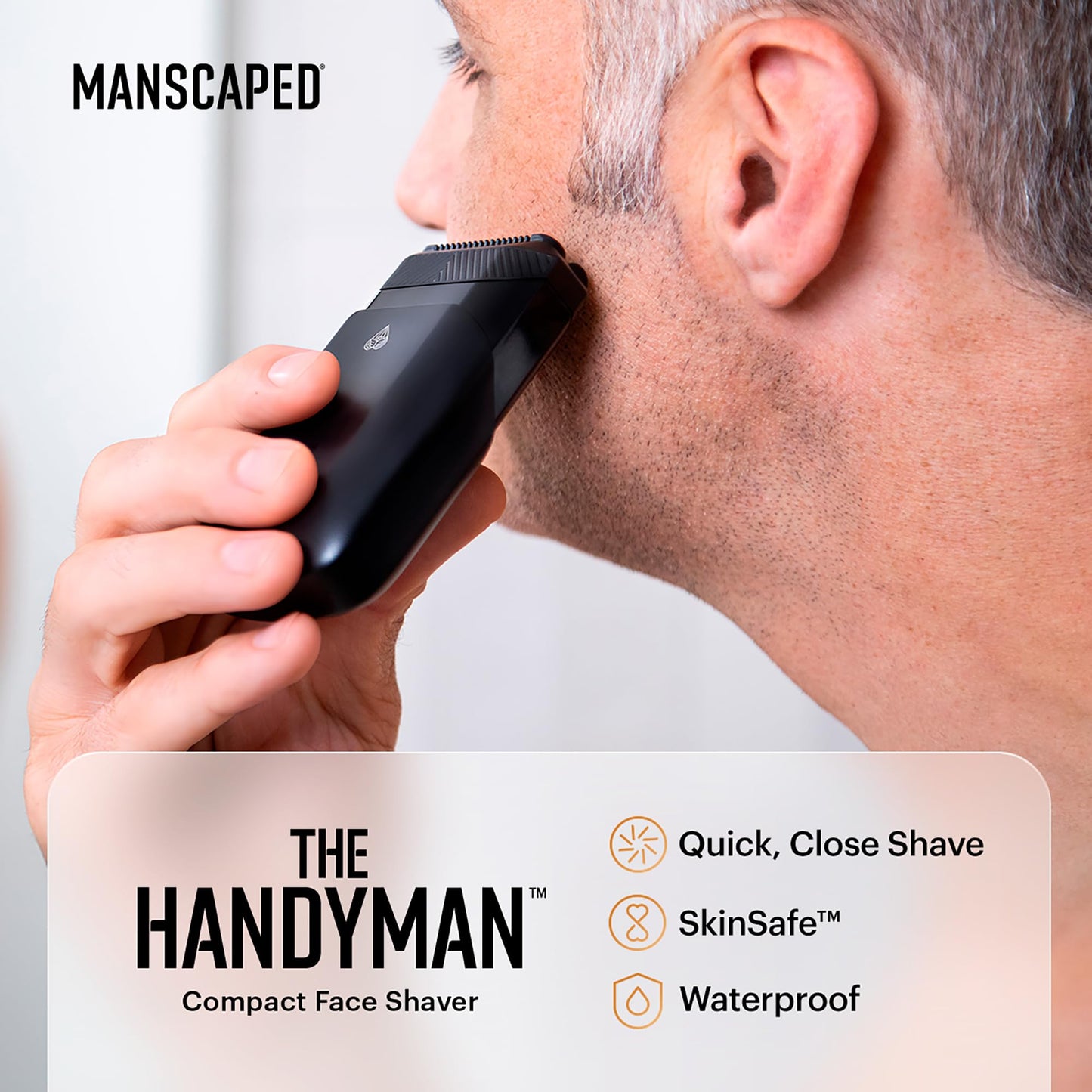 - MANSCAPED® The Handyman™ | Compact Face Shaver -
