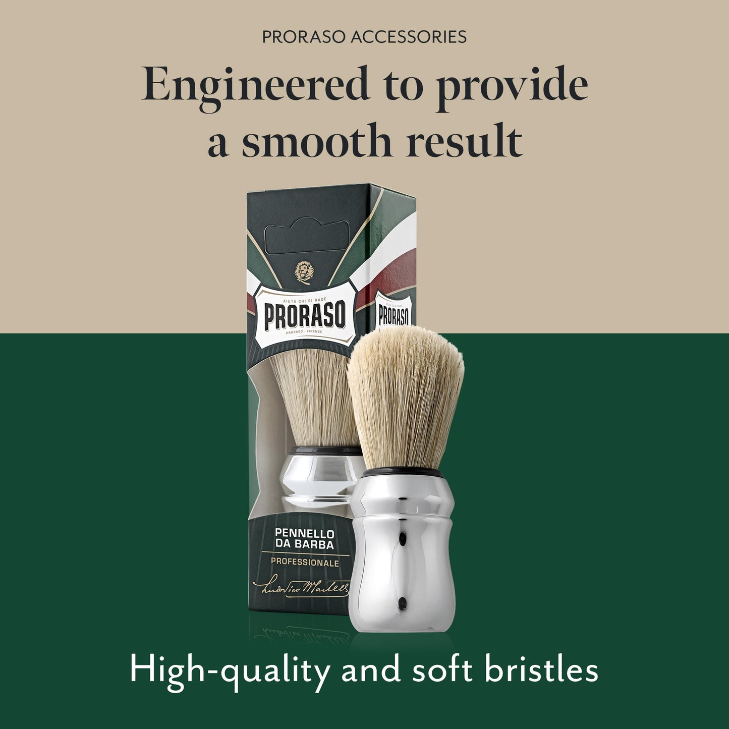 - Proraso Shaving Brush | Professional Pure Bristle Brush for use with Shaving Cream -