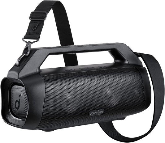 - Soundcore Anker Motion Boom Plus Bluetooth Speaker | Portable Speaker | 80W Booming Sound | IP67 Waterproof and Dustproof -