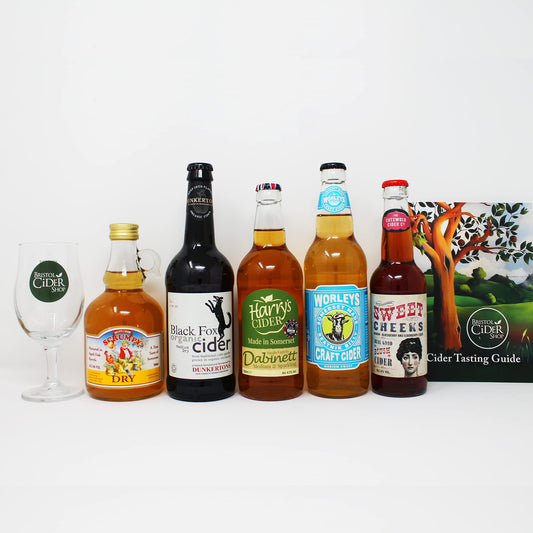 Cider Tasting Gift Set including glass, 5 ciders and tasting notes