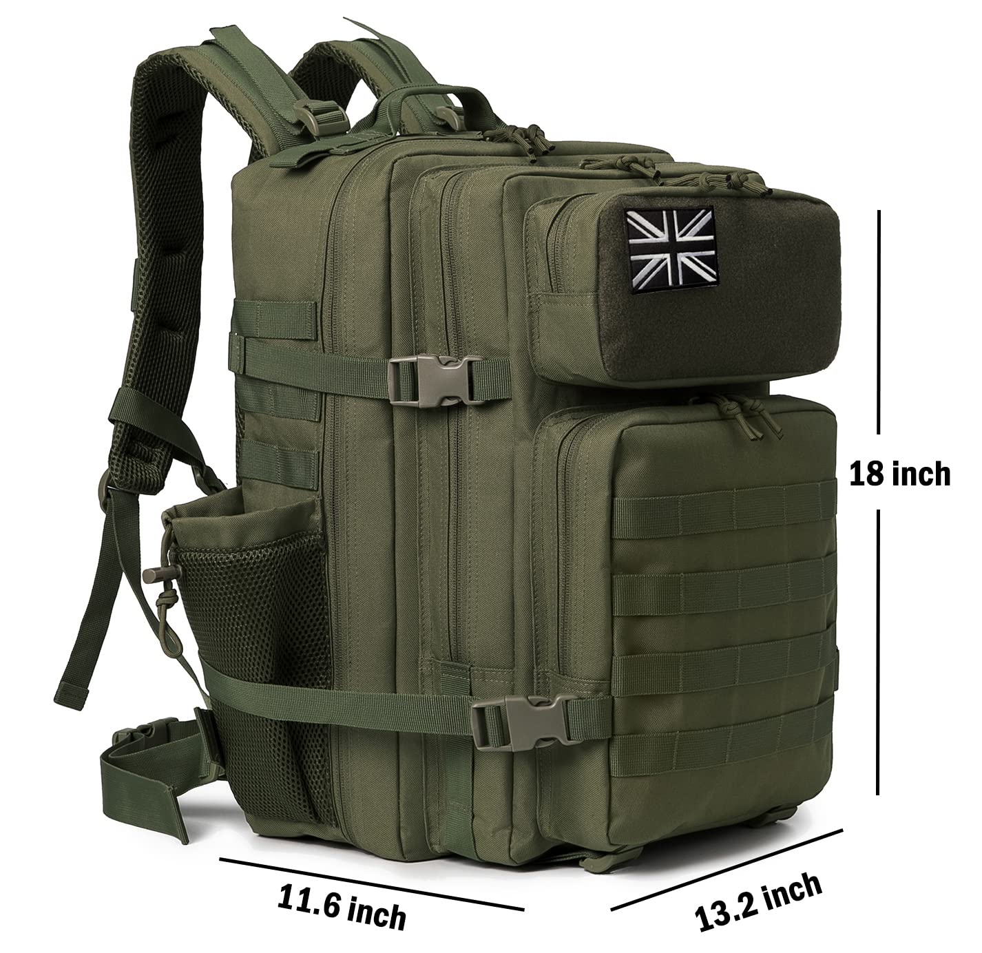 - QT&QY Military Tactical Backpacks | Army Molle Daypack 25L/35L/45L -