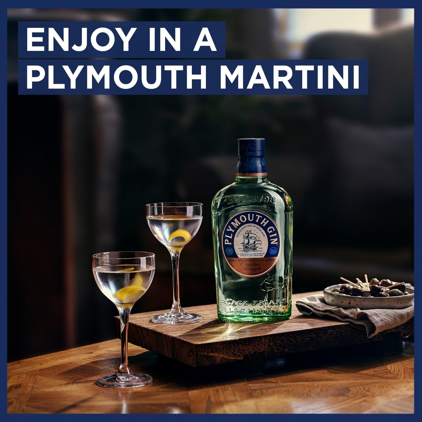 - Plymouth Original Botanical Dry Gin | 41.2% ABV | 70cl |Crafted with 7 Hand Picked Gin Botanicals | Smooth Dry Gin -