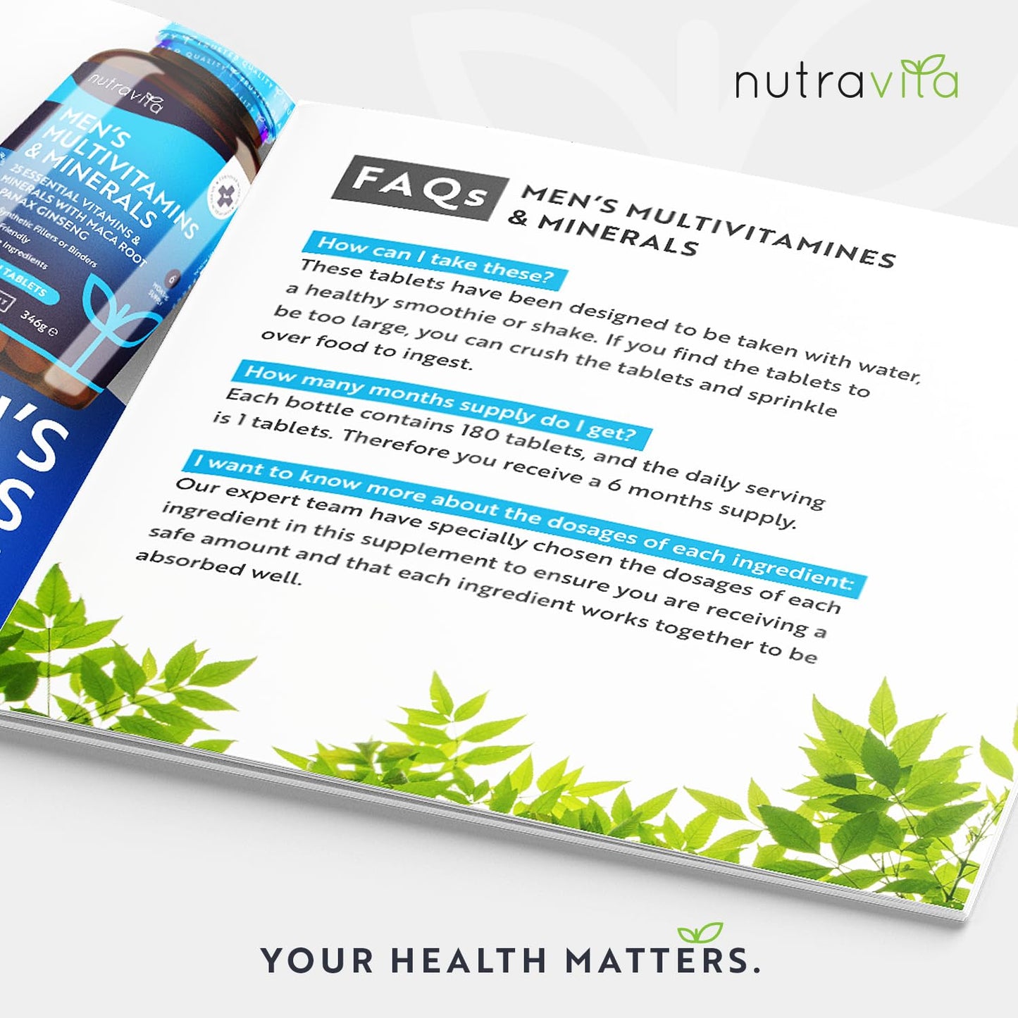 - Men's Multivitamins and Minerals | 25 Essential Active Vitamins and Minerals -