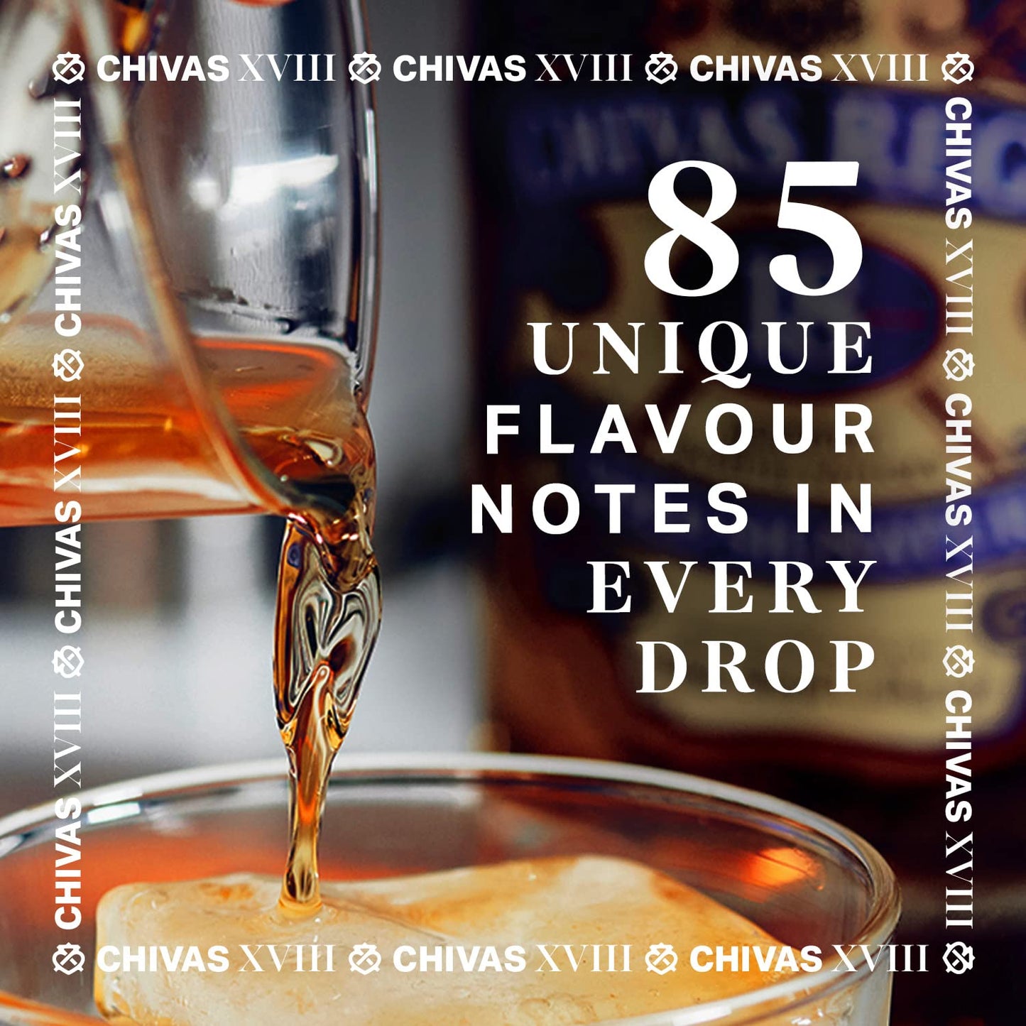 Chivas Regal 18 Year Old Blended Scotch Whisky, Gold Signature, 70 cl