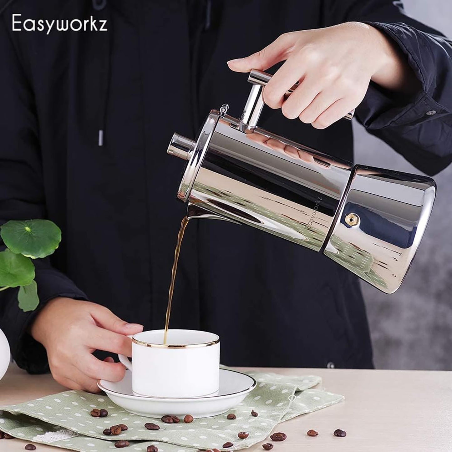 - Easyworkz Diego Stovetop Espresso Maker -