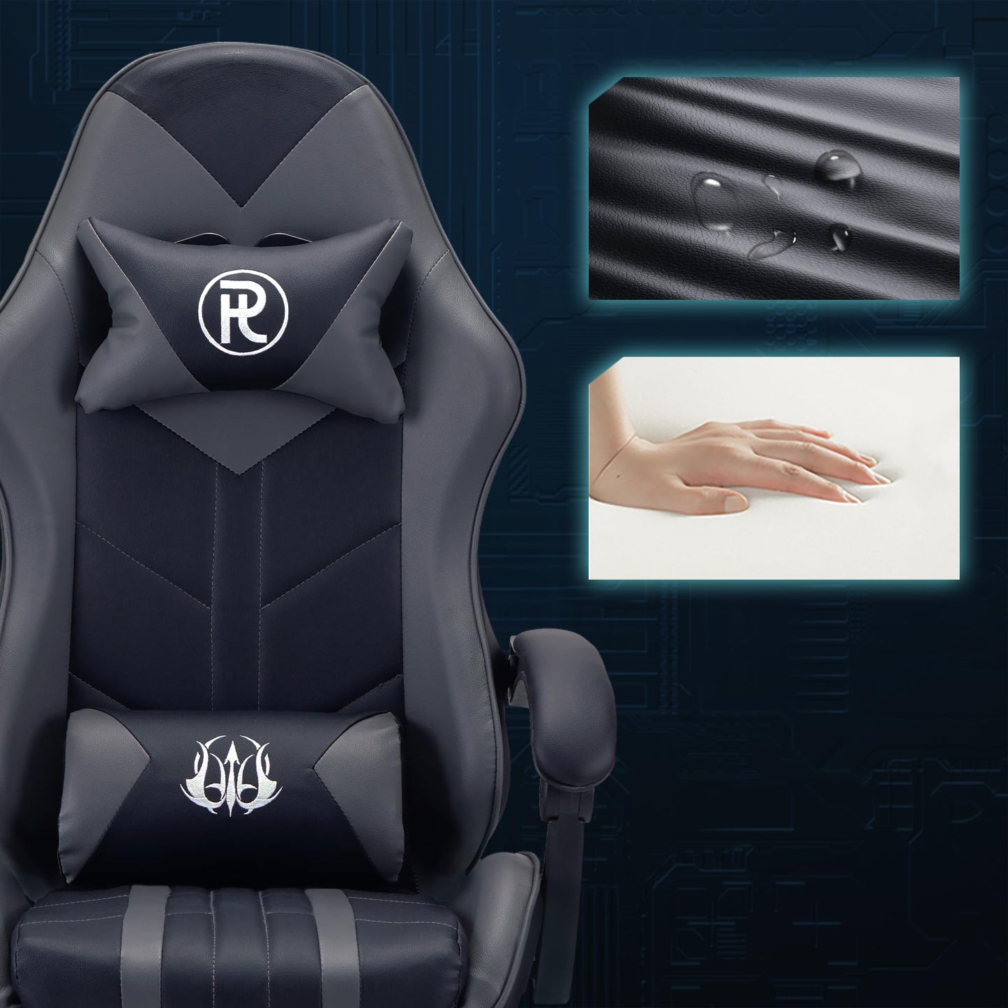- Play haha | Gaming Chair | Racing Chair | Leather | Computer Chair -