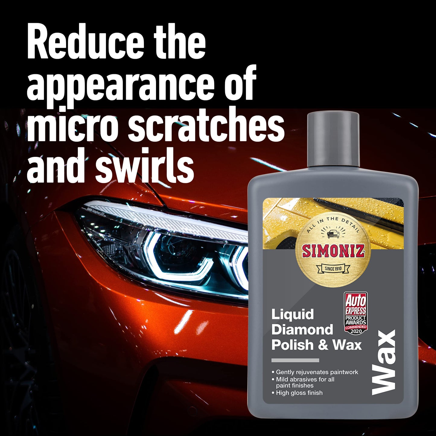 - Simoniz Liquid Diamond Polish & Wax | Car Wax & Polish | Dual Action -