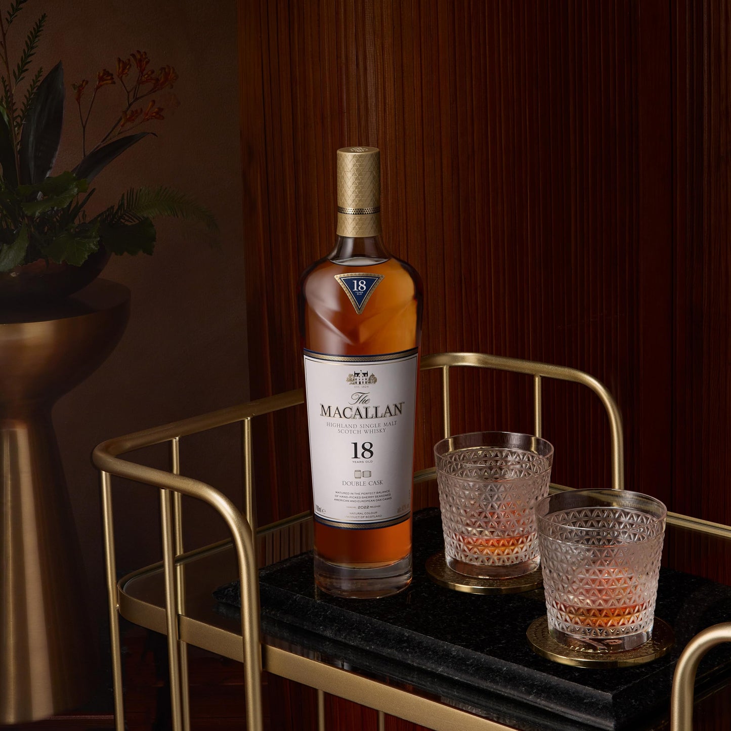 - The Macallan Double Cask | 18 Years Old Single Malt Scotch Whisky -