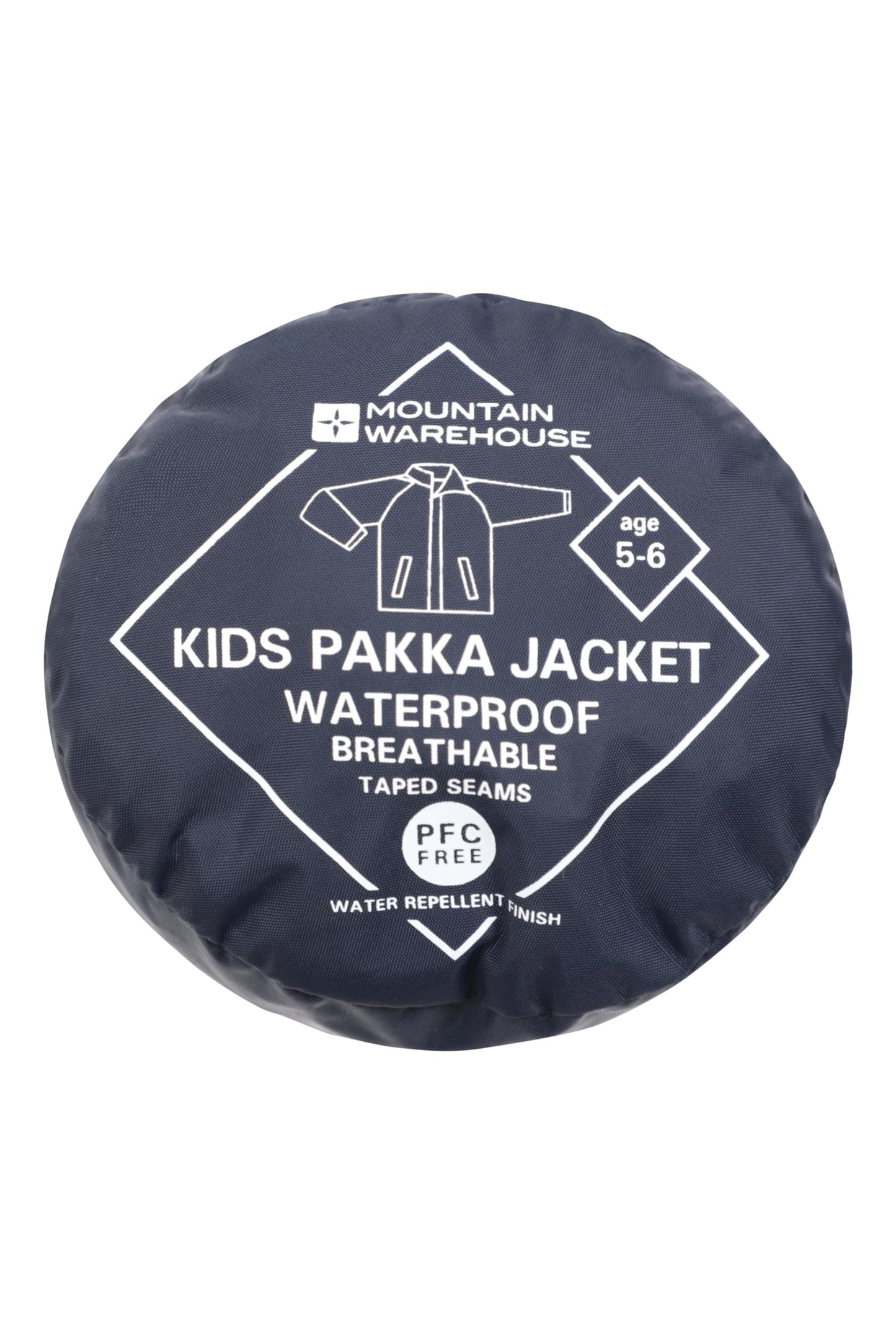 - Mountain Warehouse Pakka Kids Waterproof Jacket | Wind Resistant, Lightweight & Breathable Rain Coat -