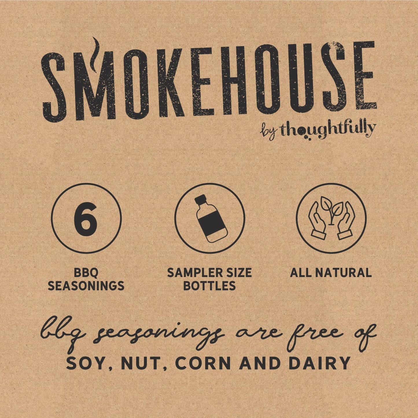 - Smokehouse by Thoughtfully | BBQ Seasoning Collection | 6 Pack -
