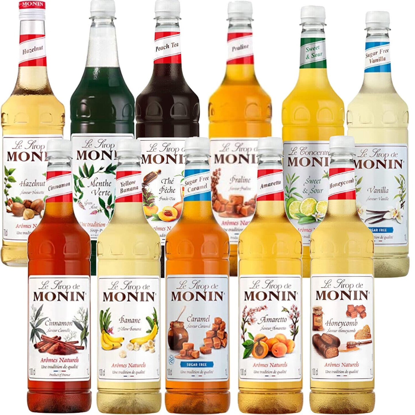 - Monin 1L (1000ML) Syrup | Coffee & Drinks | Pick Any 2 Bottles -