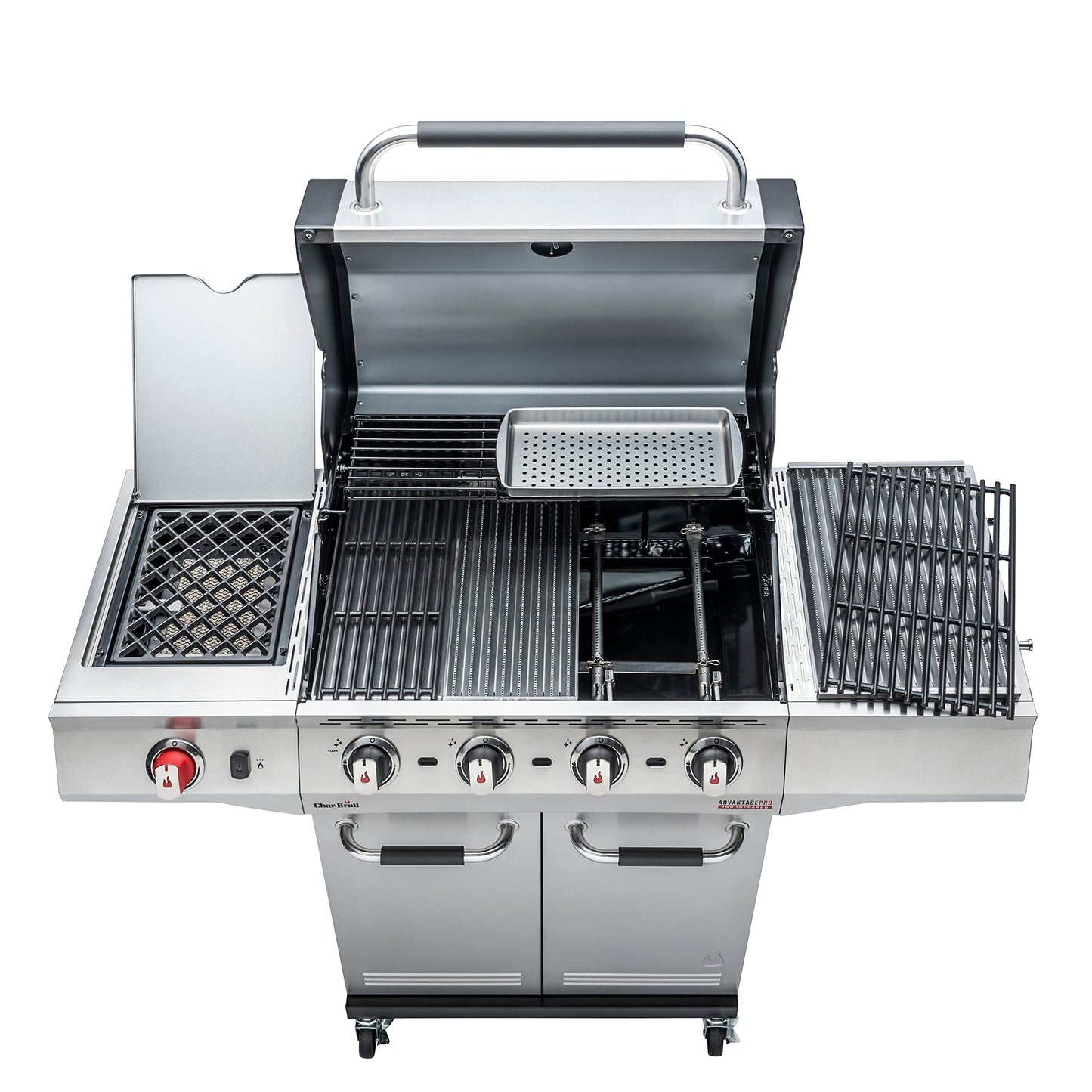 Char-Broil Advantage PRO S 4-4 Burner Gas Barbecue Grill with TRU-Infrared Technology and 900 °C Sear Burner