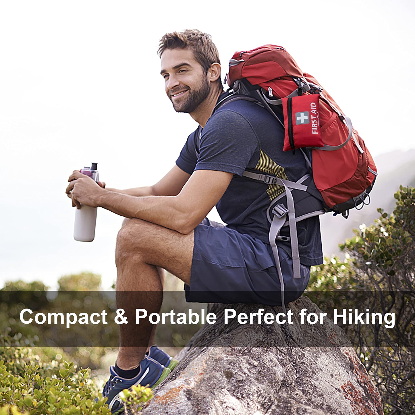 - General Medi Mini First Aid Kit | 92 Pieces Small First Aid Kit -