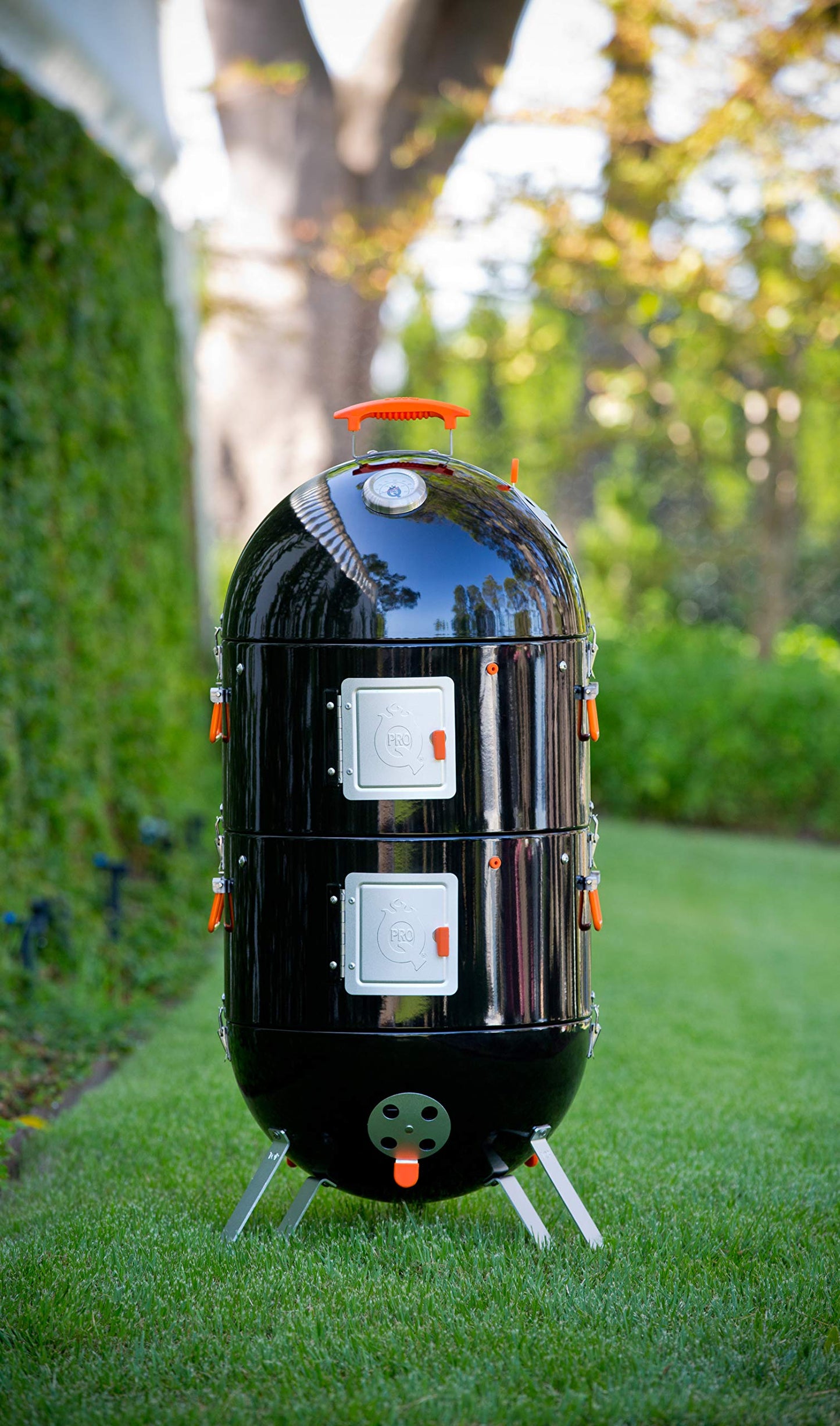 - ProQ BBQ Smoker | Frontier V4 | 4in1 Charcoal Meat Smoker BBQ | Outdoor Smokers and Grills -