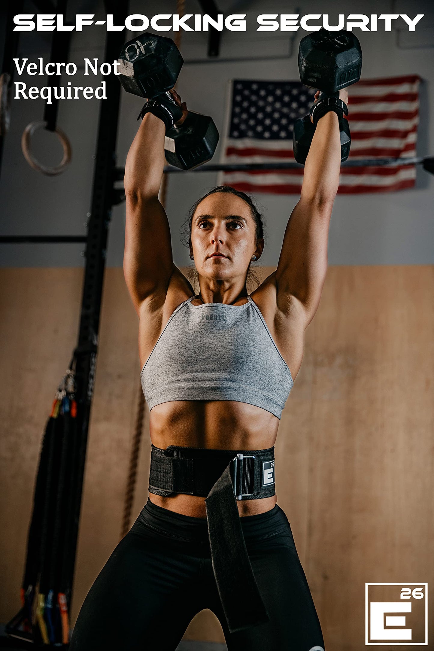 - Element 26 Self-Locking Weight Lifting Belt | Premium Weightlifting Belt -