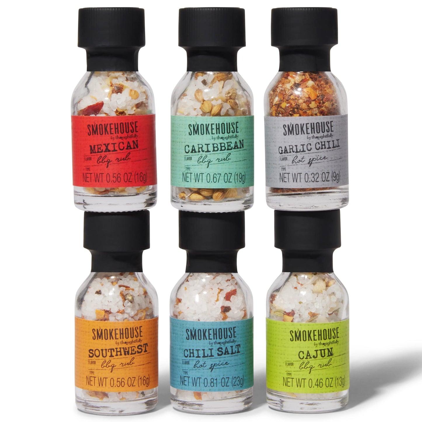 - Smokehouse by Thoughtfully | BBQ Seasoning Collection | 6 Pack -