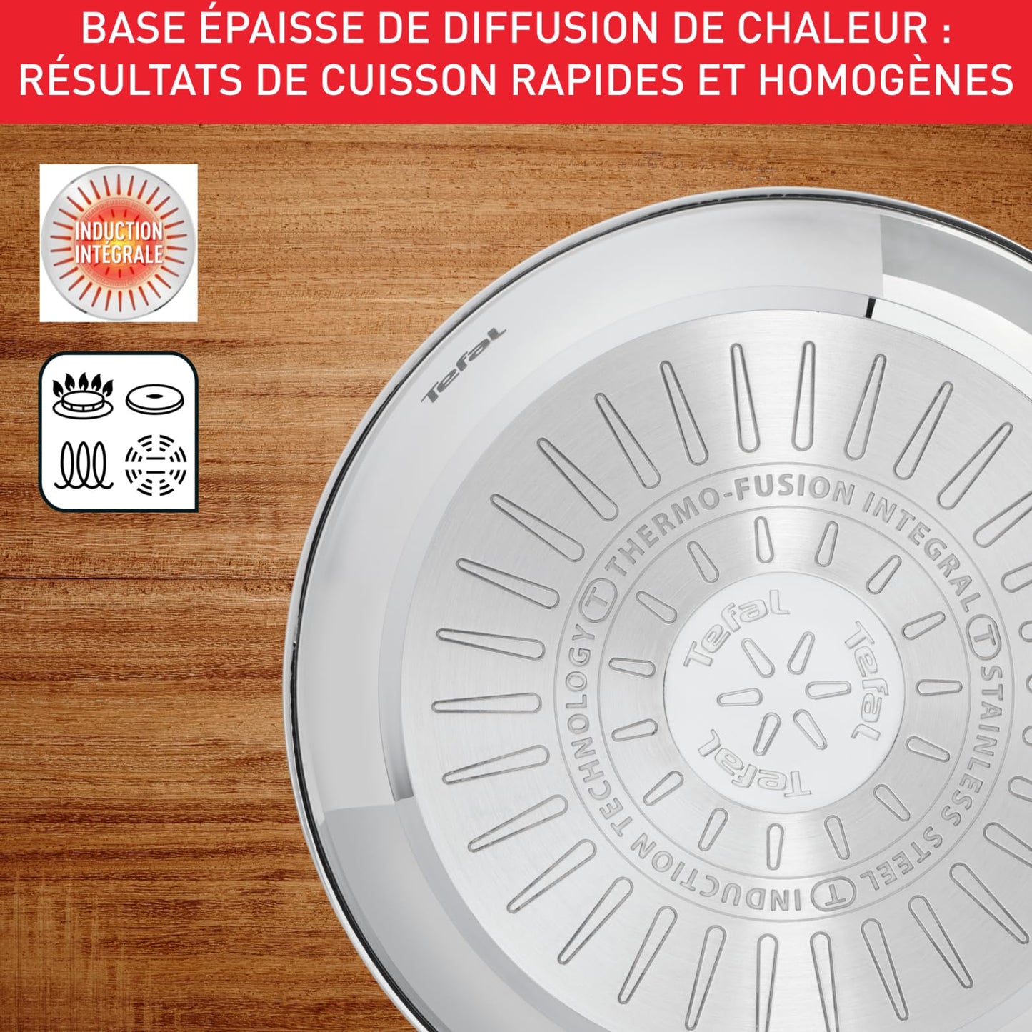- Tefal 2 Piece Comfort Max | 24cm & 28cm Frying Pans | Stainless Steel, Silver, Black -