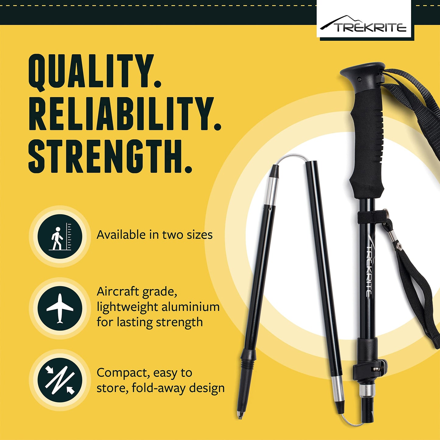 - Folding Walking/Hiking/Trekking Poles/Sticks | Lightweight With Accessories -