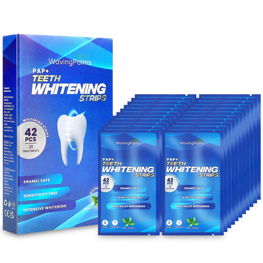 - Waving Palms Teeth Whitening Strips, Whitening, 42 Upgraded Sensitivity Free Kit